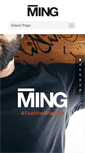 Mobile Screenshot of mingsmusic.com